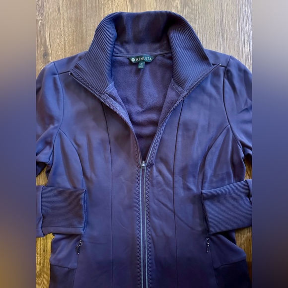 Athleta Women's Activewear Athletic Shanti Jacket Powervita Purple - Picture 2 of 8